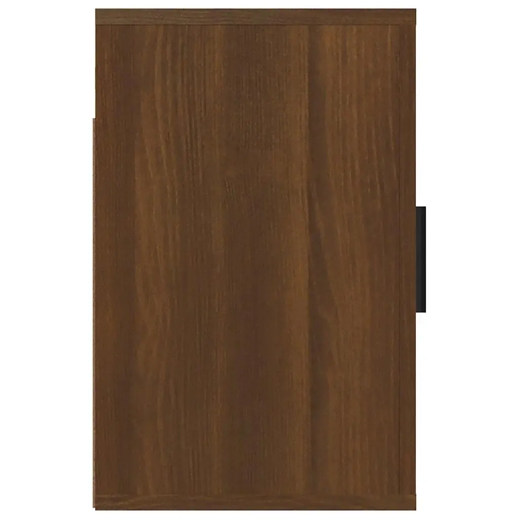 Wall-mounted Bedside Cabinets 2 pcs Brown Oak Floating Storage Organiser