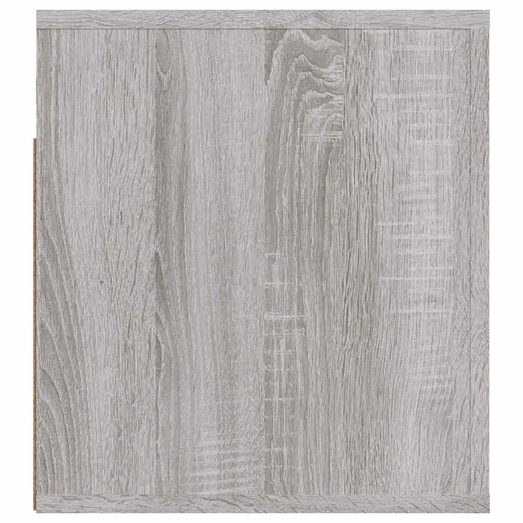 Grey Sonoma Wall-mounted Bedside Cabinets