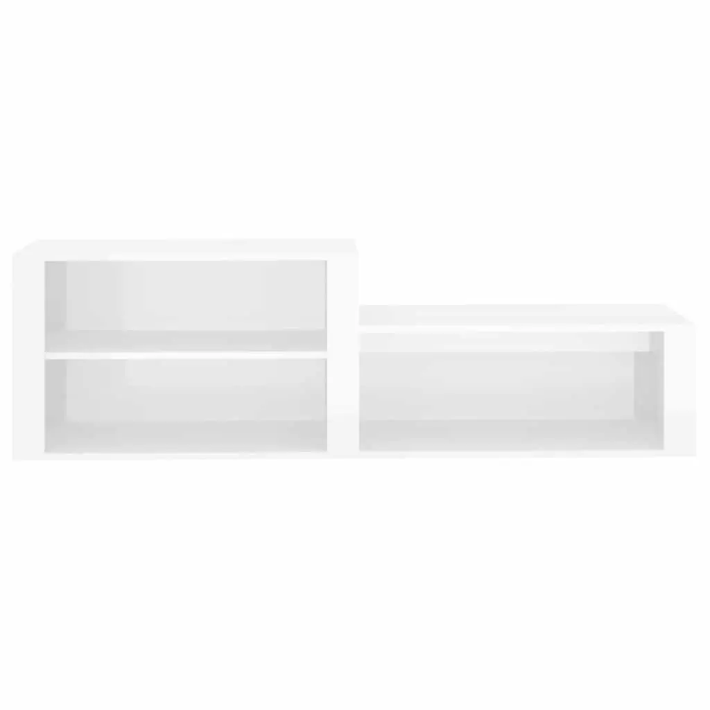 Shoe Cabinet Engineered Wood 150 x 35 x 45 cm White