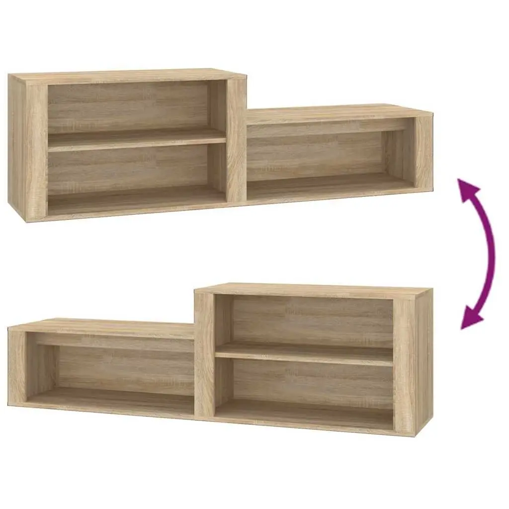 Beige Shoe Cabinet with Ample Storage and Sturdy Build