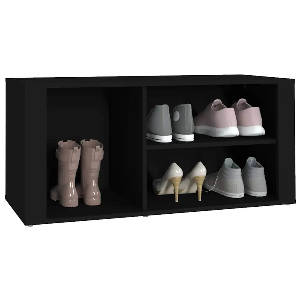 Black Shoe Cabinet Storage Organizer for Entryway