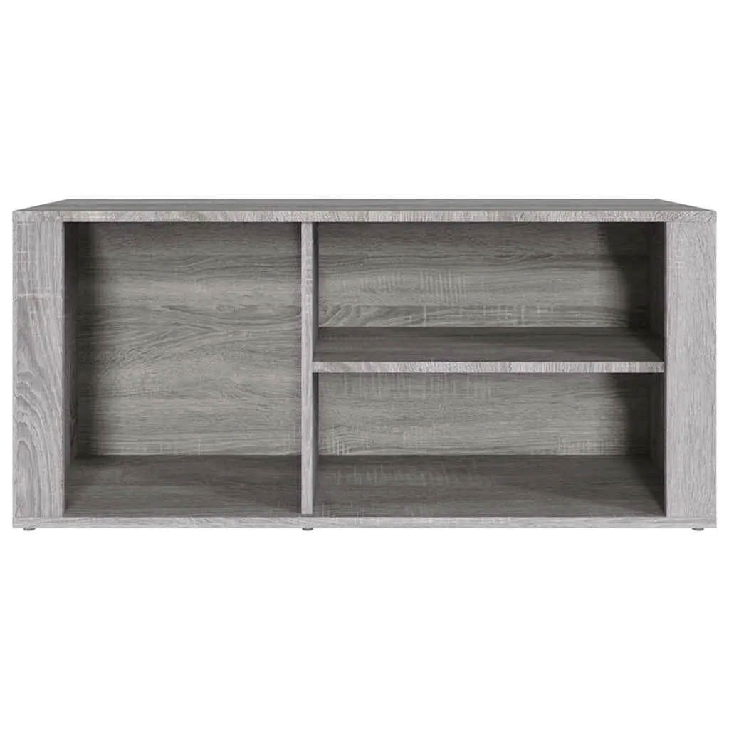 Shoe Cabinet Engineered Wood 100x35x45 cm Grey