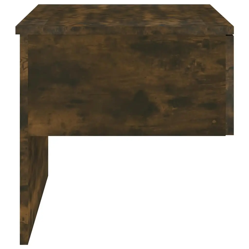 Brown Wall-Mounted Floating Cabinets Set of 2