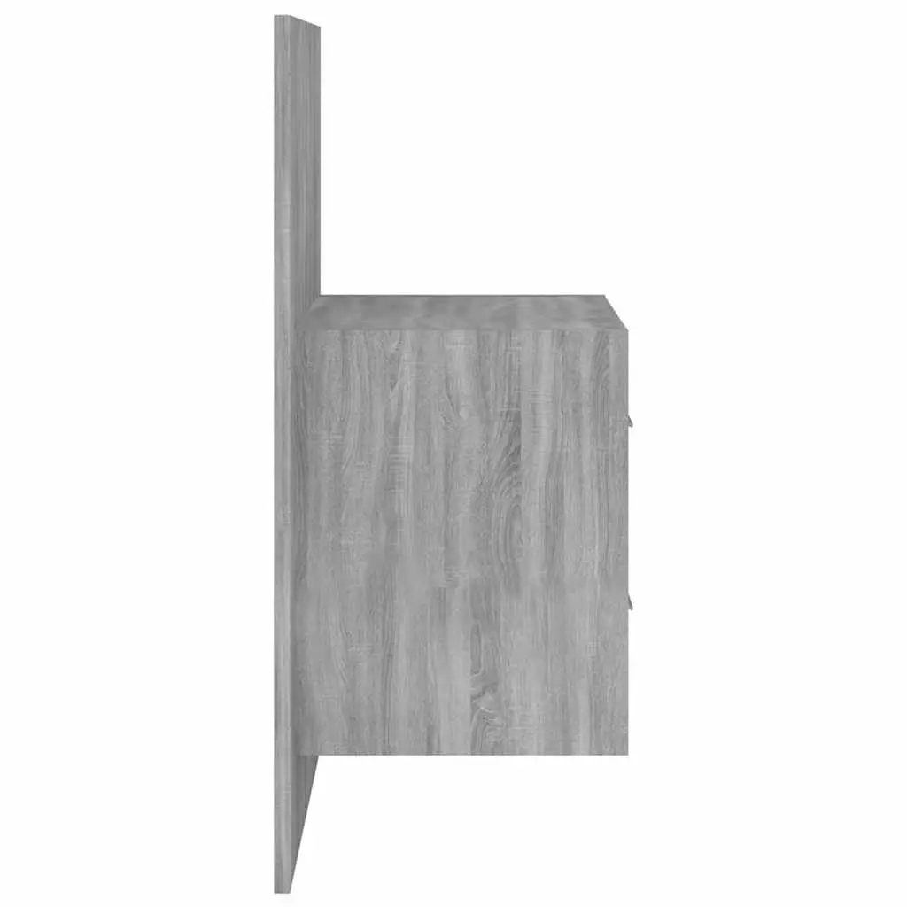 Grey Sonoma Wall-mounted Bedside Storage Cabinet