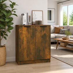 Sturdy Brown Engineered Wood Sideboard for Storage
