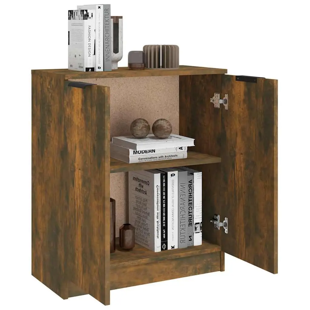 Brown Engineered Wood Sideboard for Storage