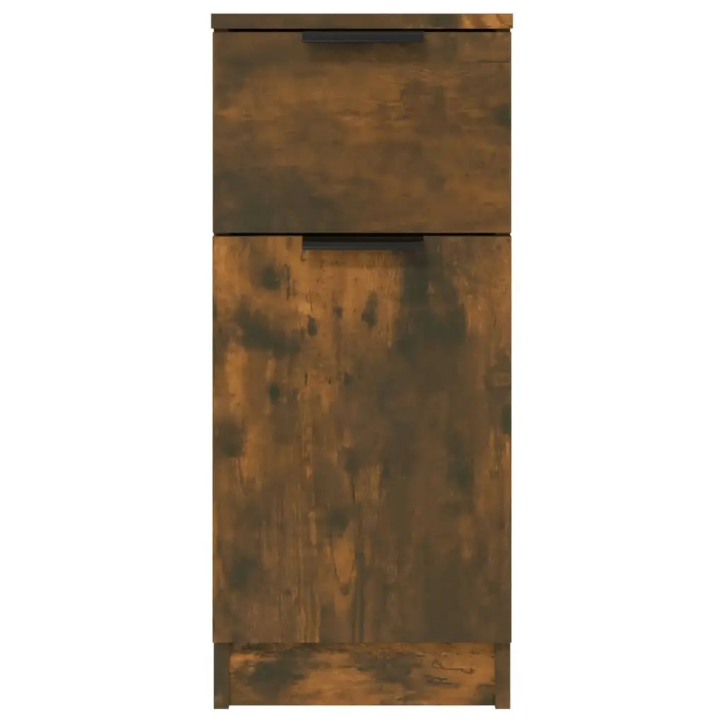 Brown Engineered Wood Sideboard Cabinet Set