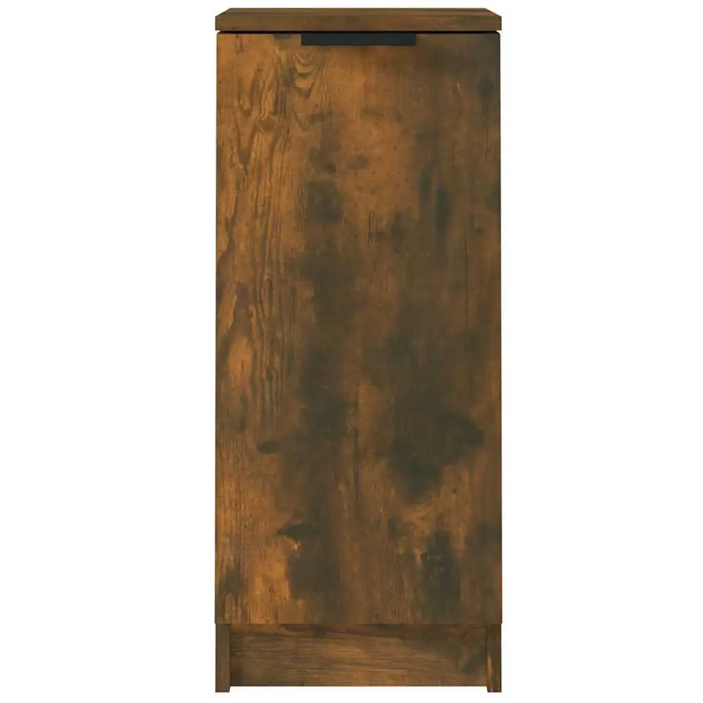 Brown Engineered Wood Storage Sideboards (2 pcs)