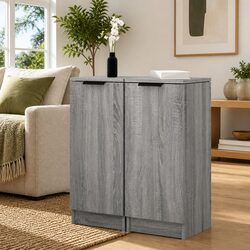 Durable Grey Sonoma Sideboards 30x30x70 cm Storage Cabinet Set