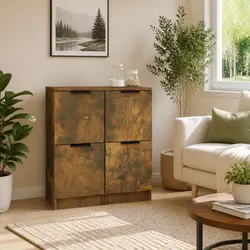 Sturdy Brown Sideboard Cabinet for Versatile Storage