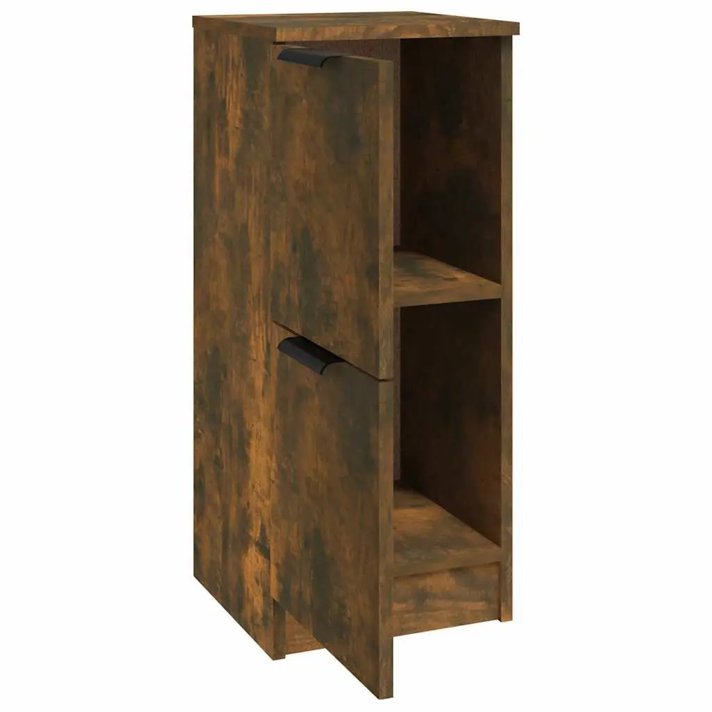 Sideboard Cabinet 30x30x70 cm Brown Storage Buffet Engineered Wood Doors