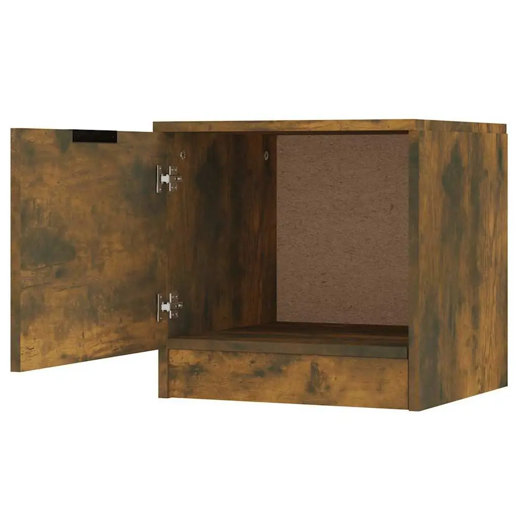 Bedside Cabinets 2 pcs Brown Nightstand Storage Table End Side 40x39x40 cm