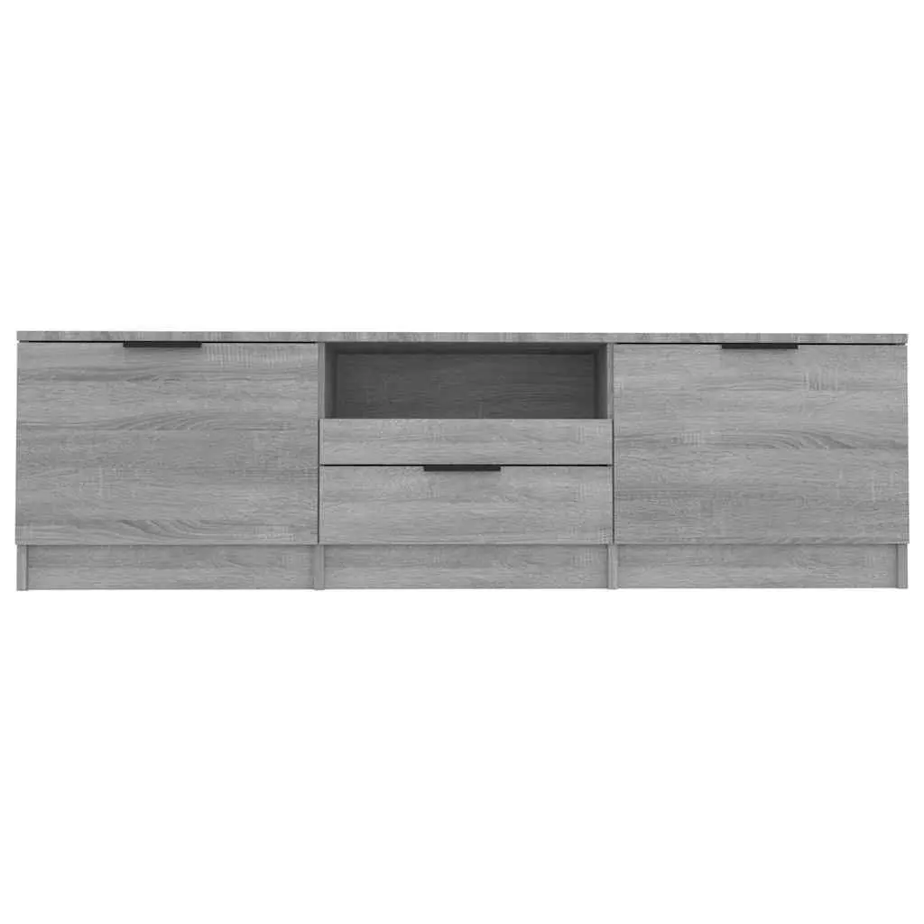Grey Sonoma TV Cabinet with Drawer and Storage Compartments