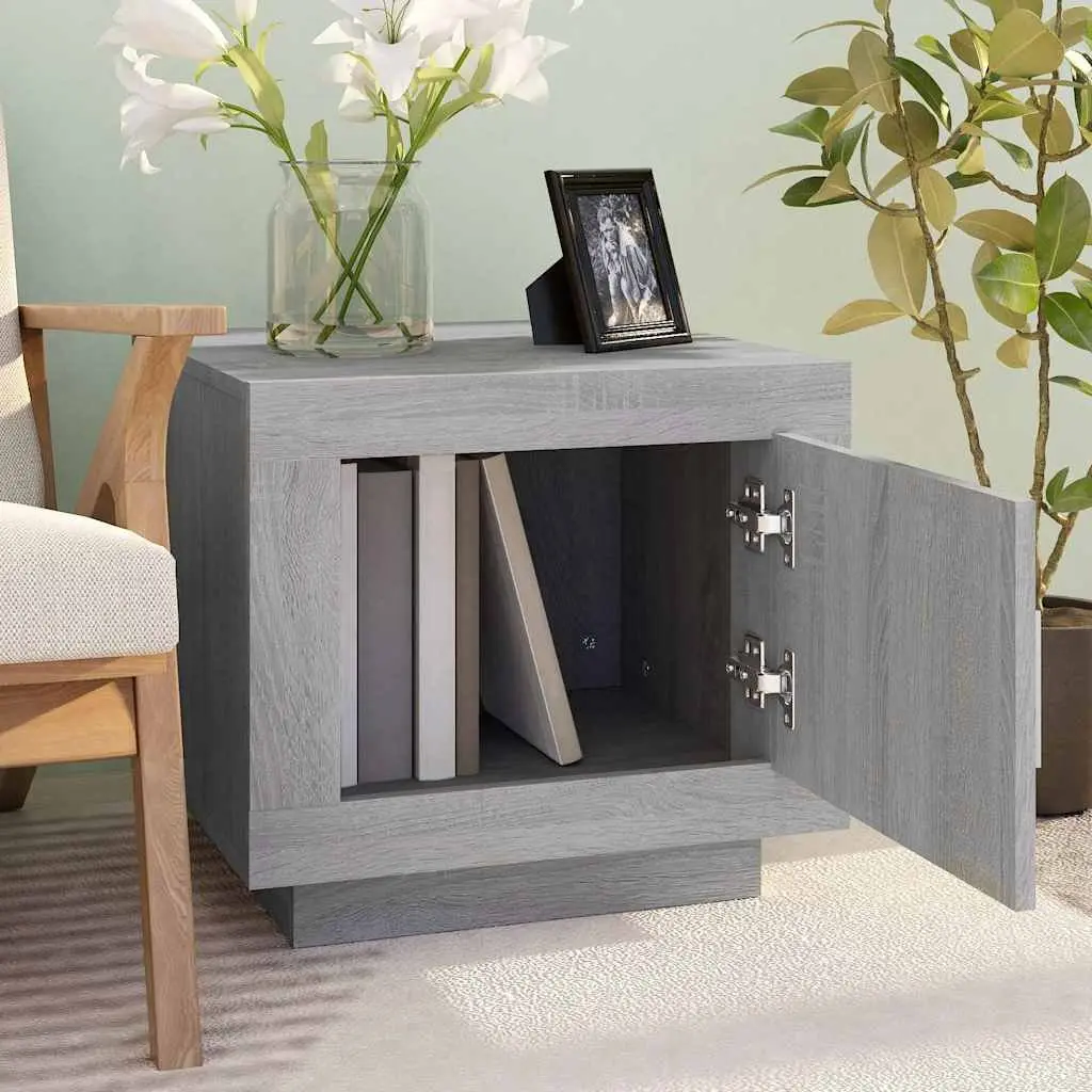 Grey Sonoma Coffee Table with Storage Door