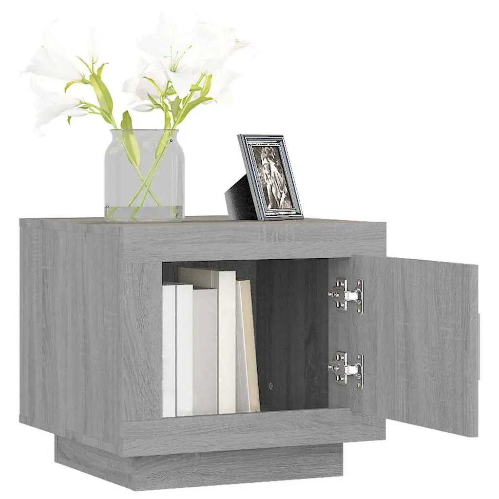 Grey Sonoma Coffee Table with Storage Door