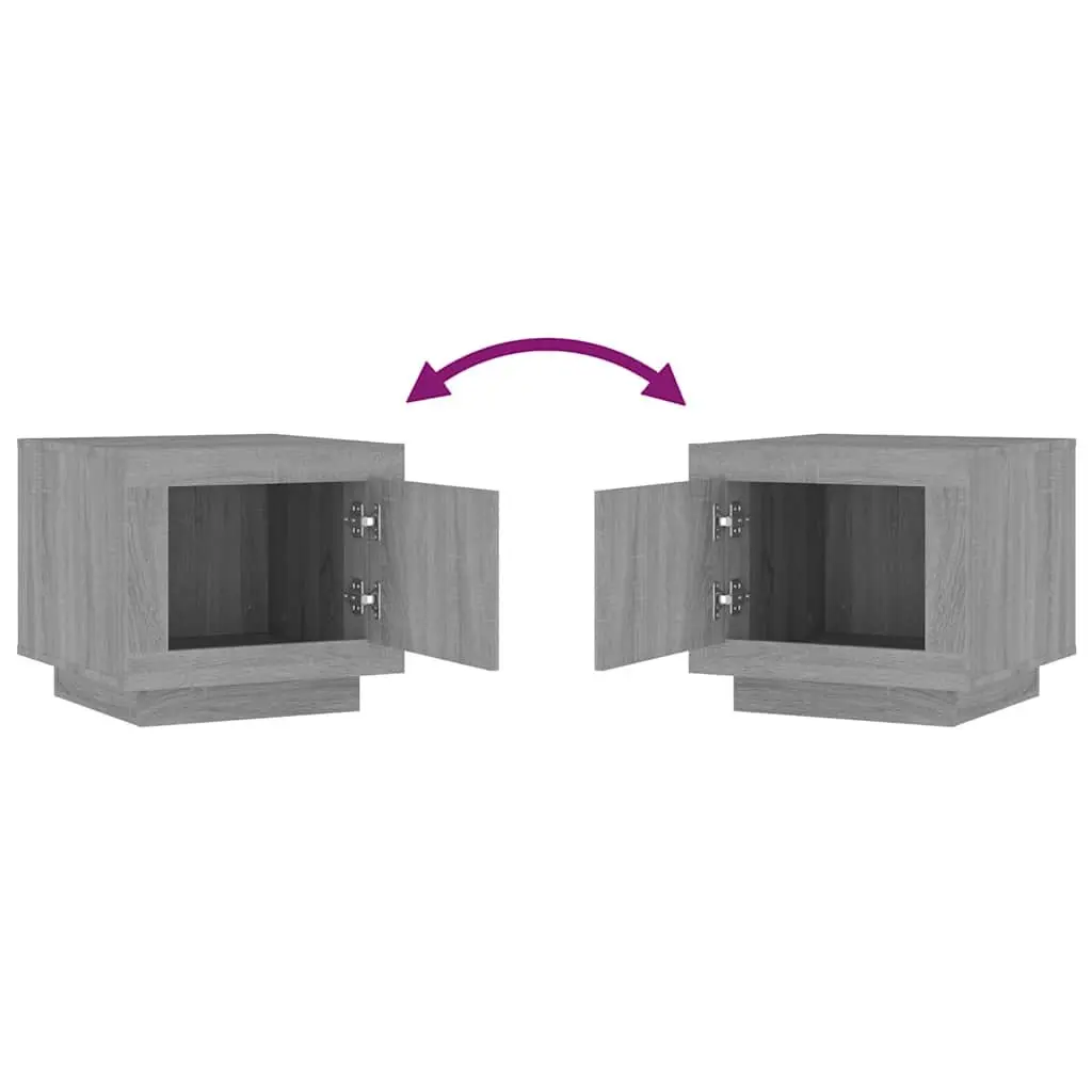 Grey Sonoma Coffee Table with Storage Door