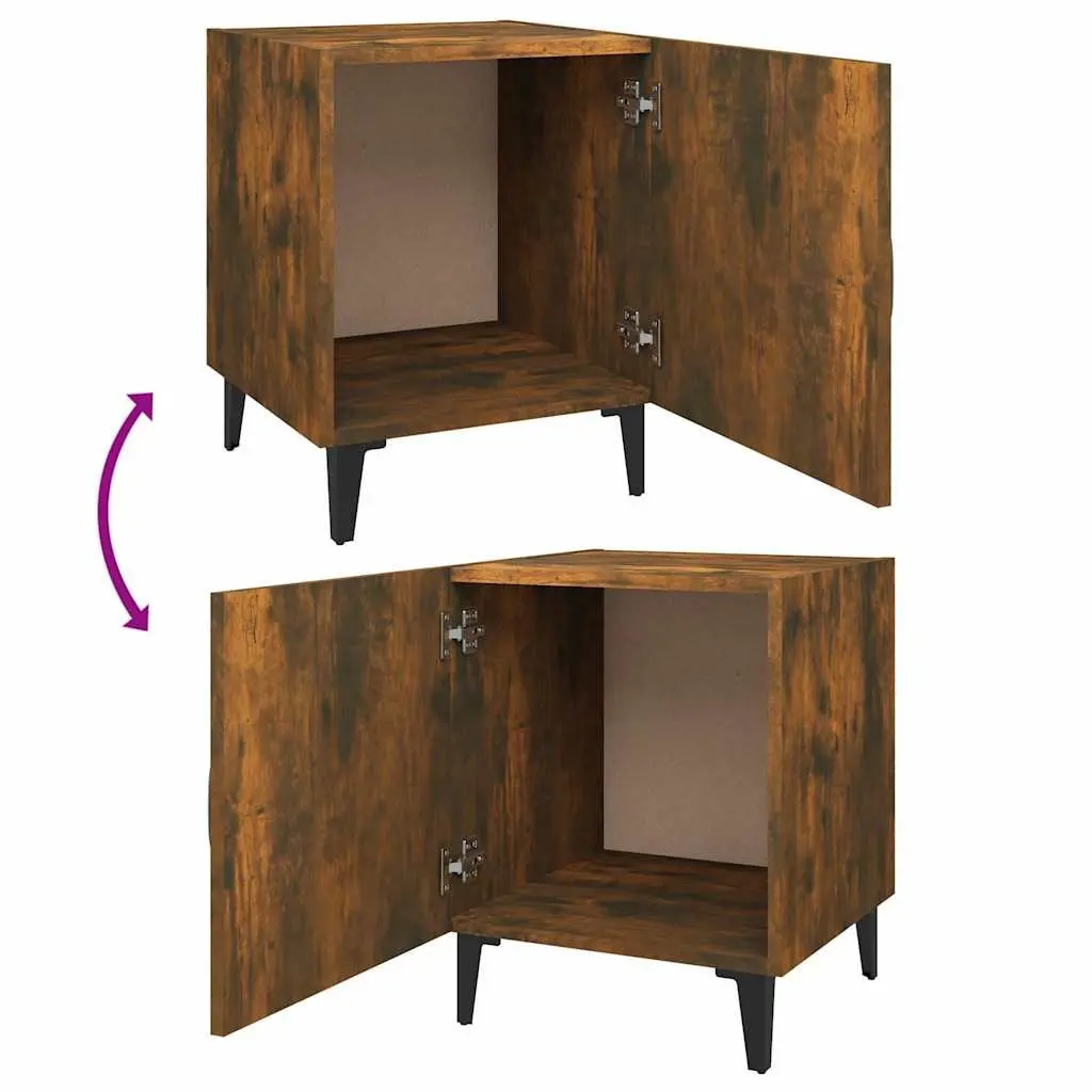 Bedside Cabinets Set of 2 in Brown