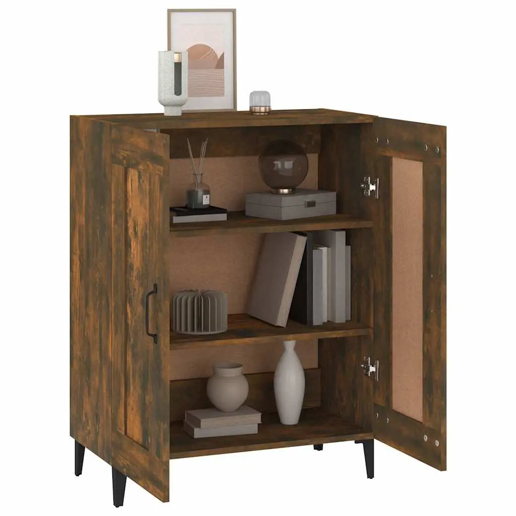 Brown Engineered Wood Sideboard Storage Cabinet