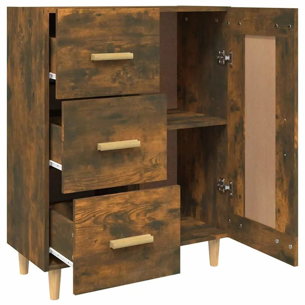 Brown Engineered Wood Sideboard for Organized Storage