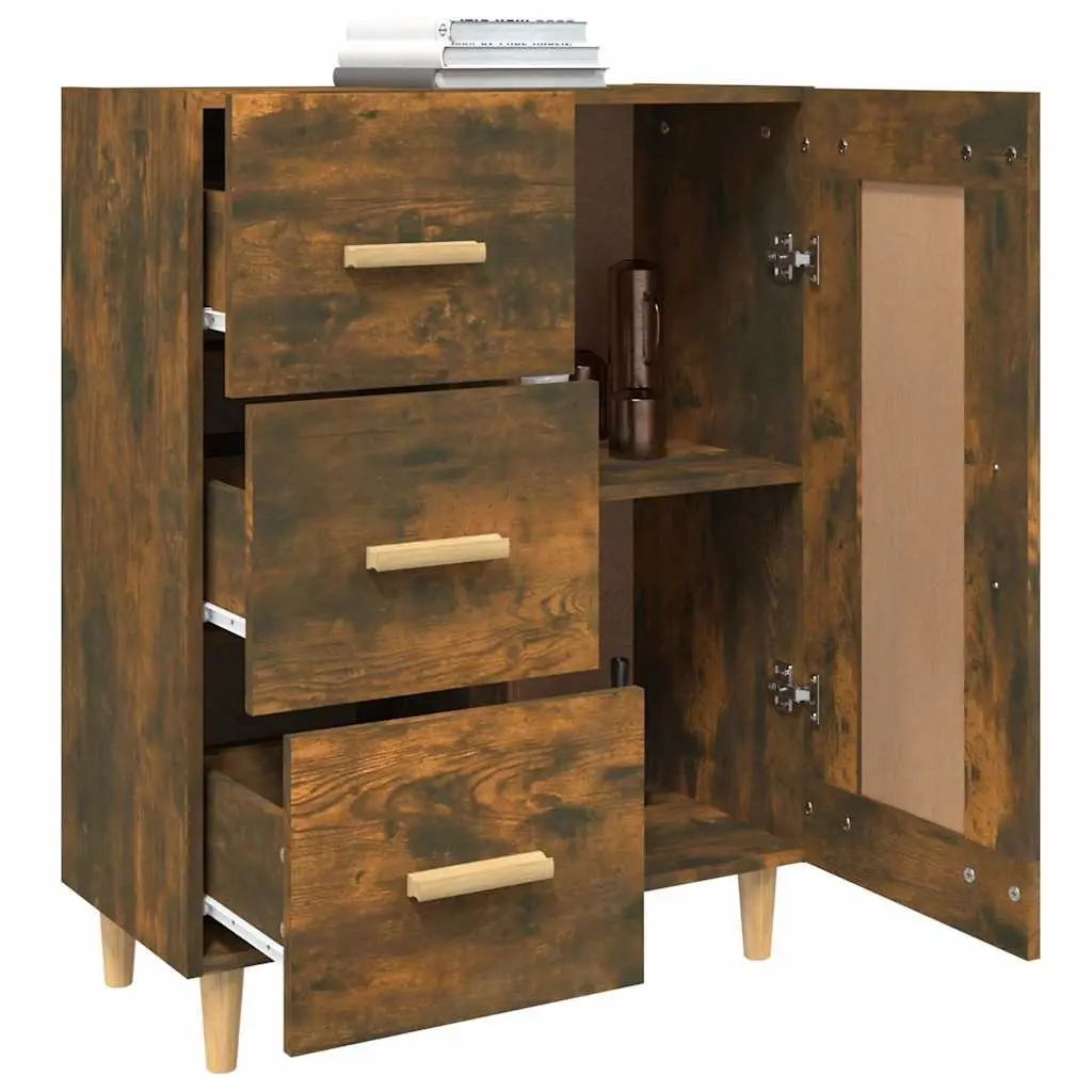 Brown Engineered Wood Sideboard for Organized Storage