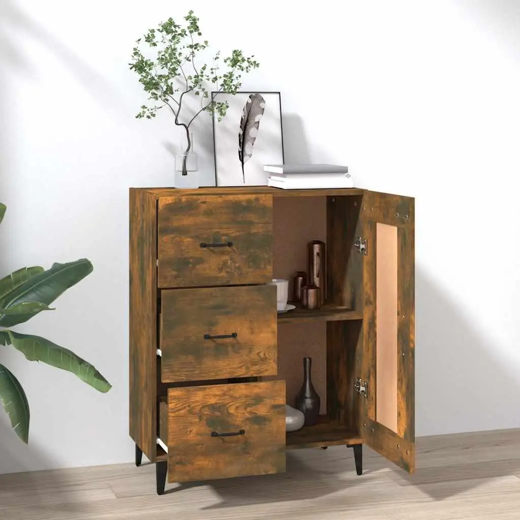 Brown Engineered Wood Sideboard Storage Cabinet