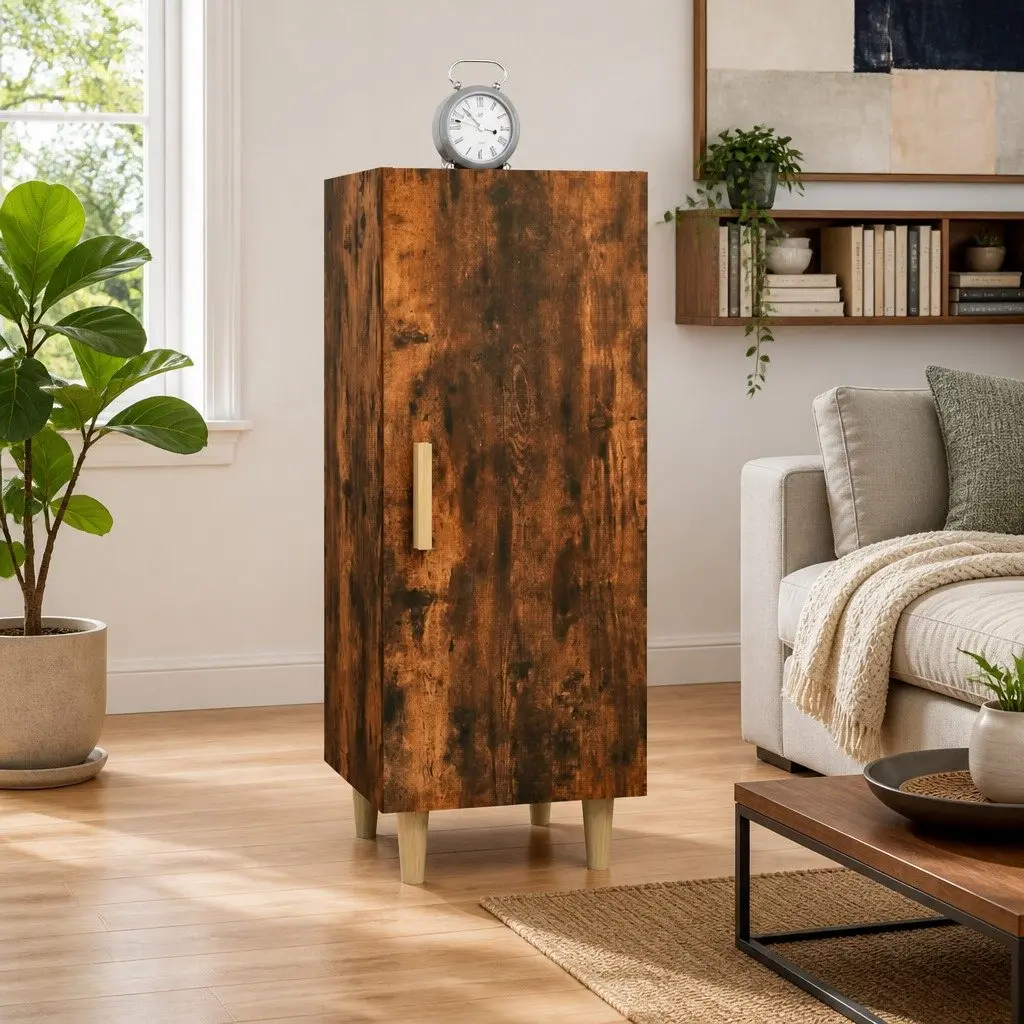 Brown Sideboard Cabinet with Ample Storage