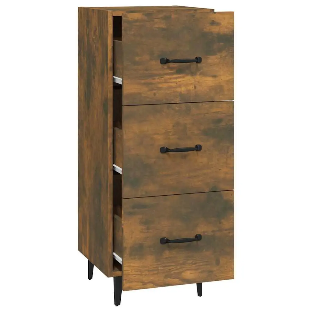 Brown Engineered Wood Sideboard Storage Cabinet