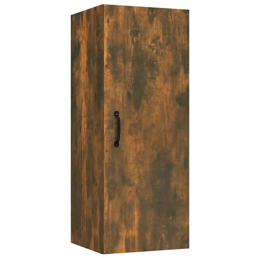 Hanging Wall Cabinet Engineered Wood 34.5x34x90 cm Brown Storage Organizer
