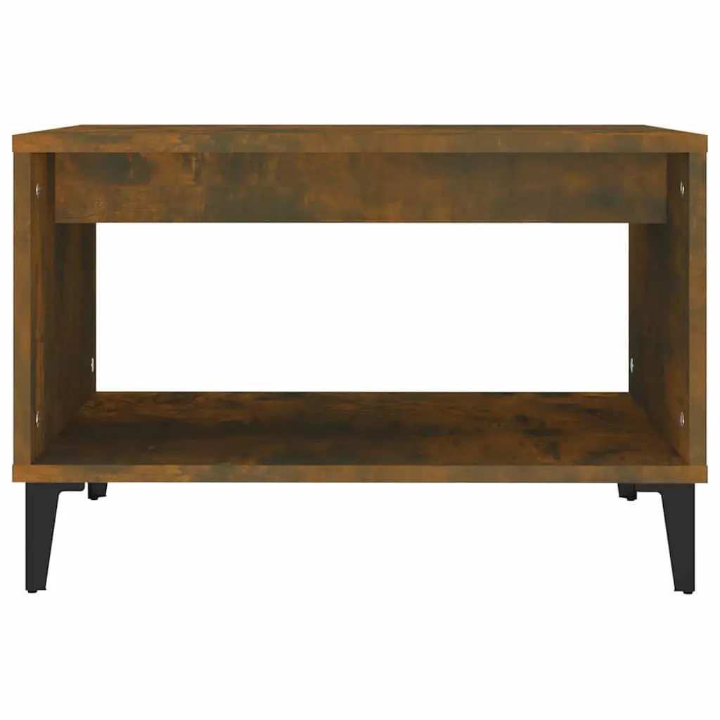 Coffee Table with Storage Space Brown Wood