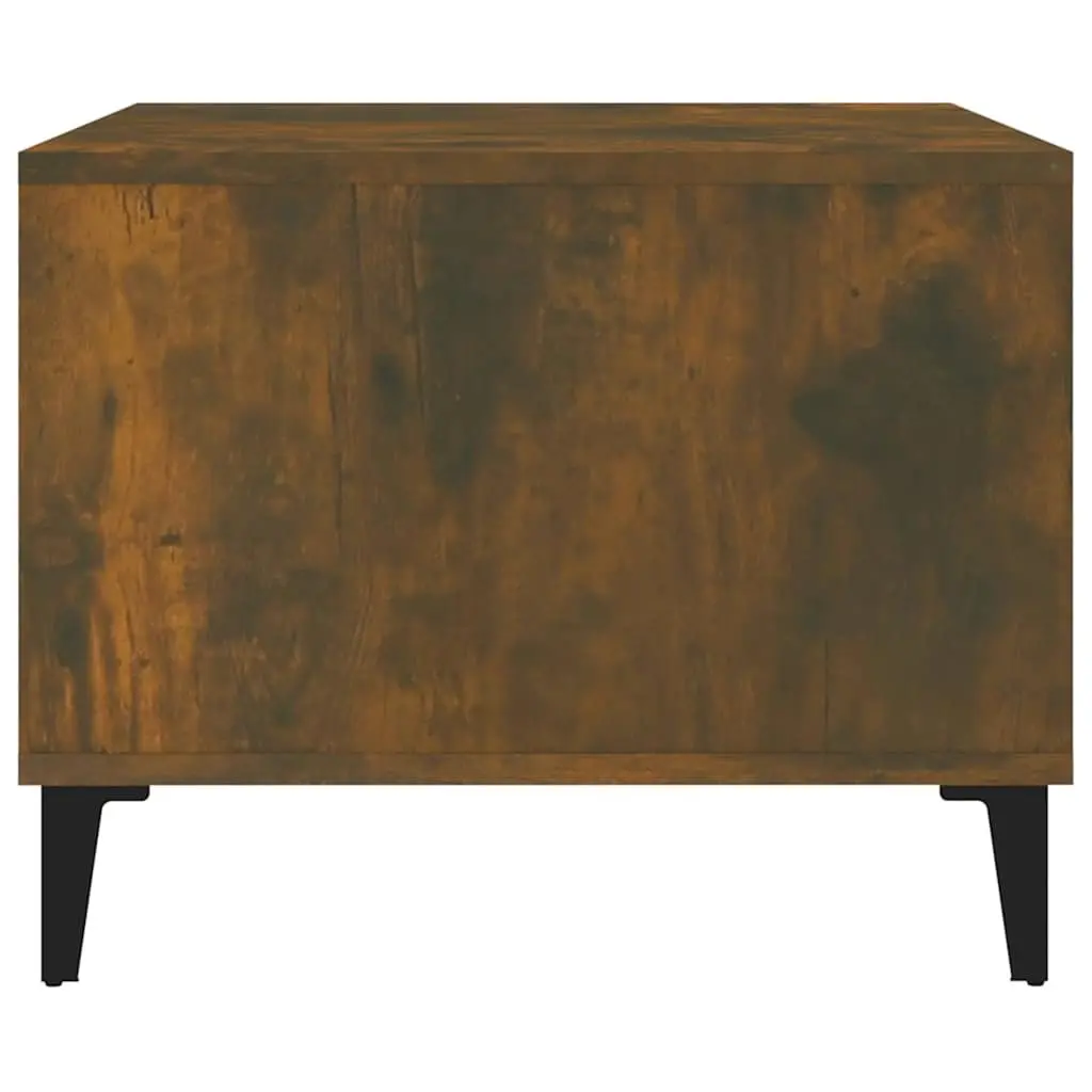 Coffee Table with Storage Space Brown Wood
