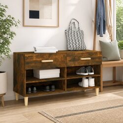 Durable Shoe Cabinet with Drawers and Compartments