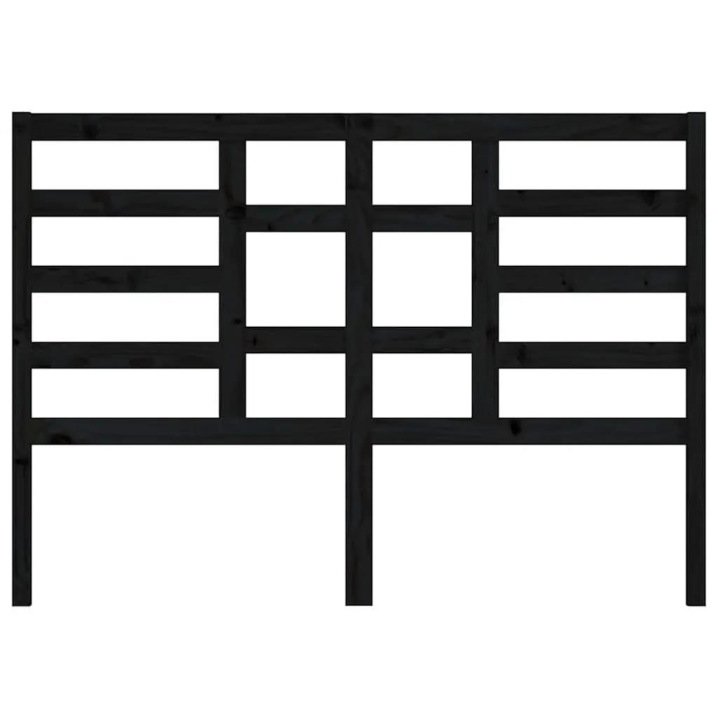 Black Solid Pine Headboard for Bedrooms
