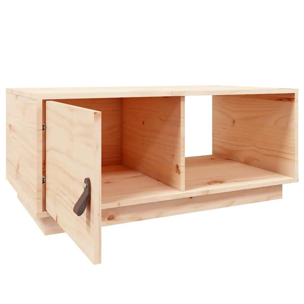 Coffee Table with Storage Compartments, 80x50x35.5 cm