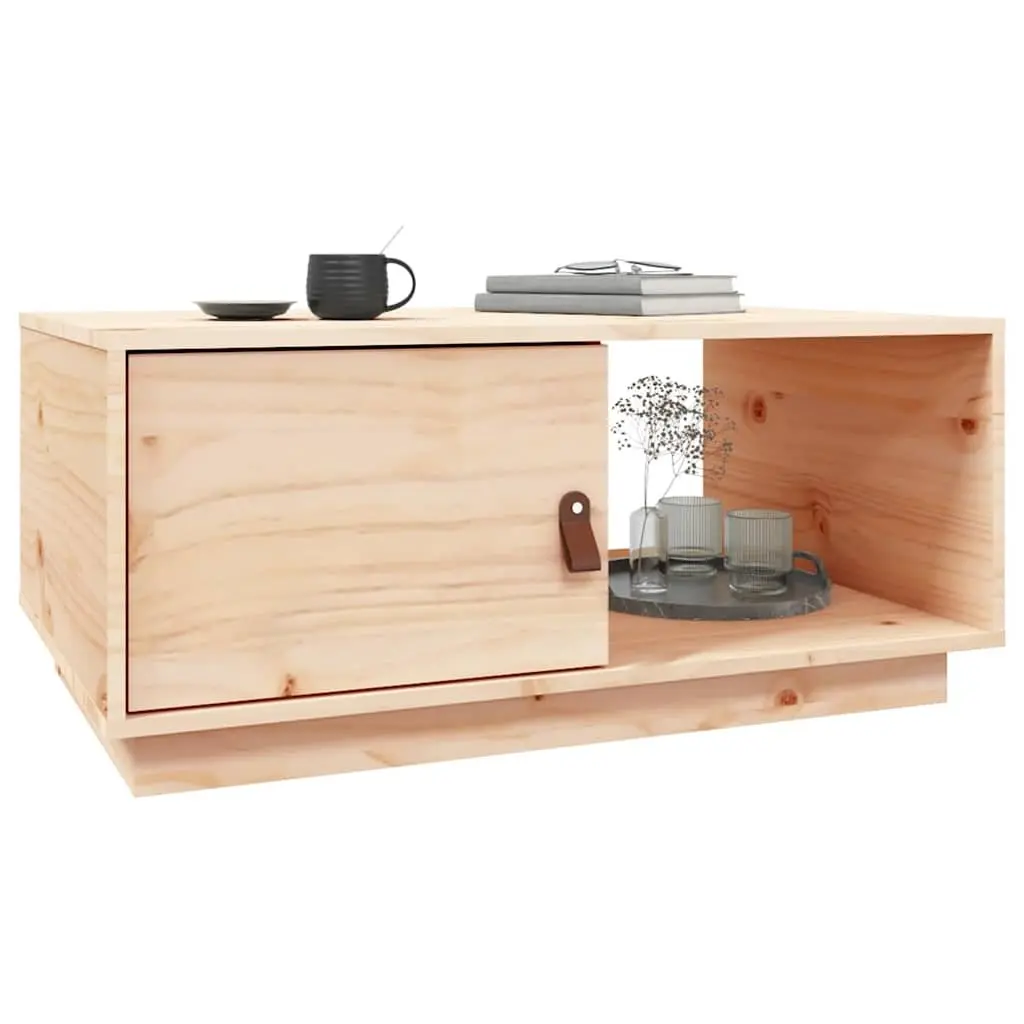 Coffee Table with Storage Compartments, 80x50x35.5 cm