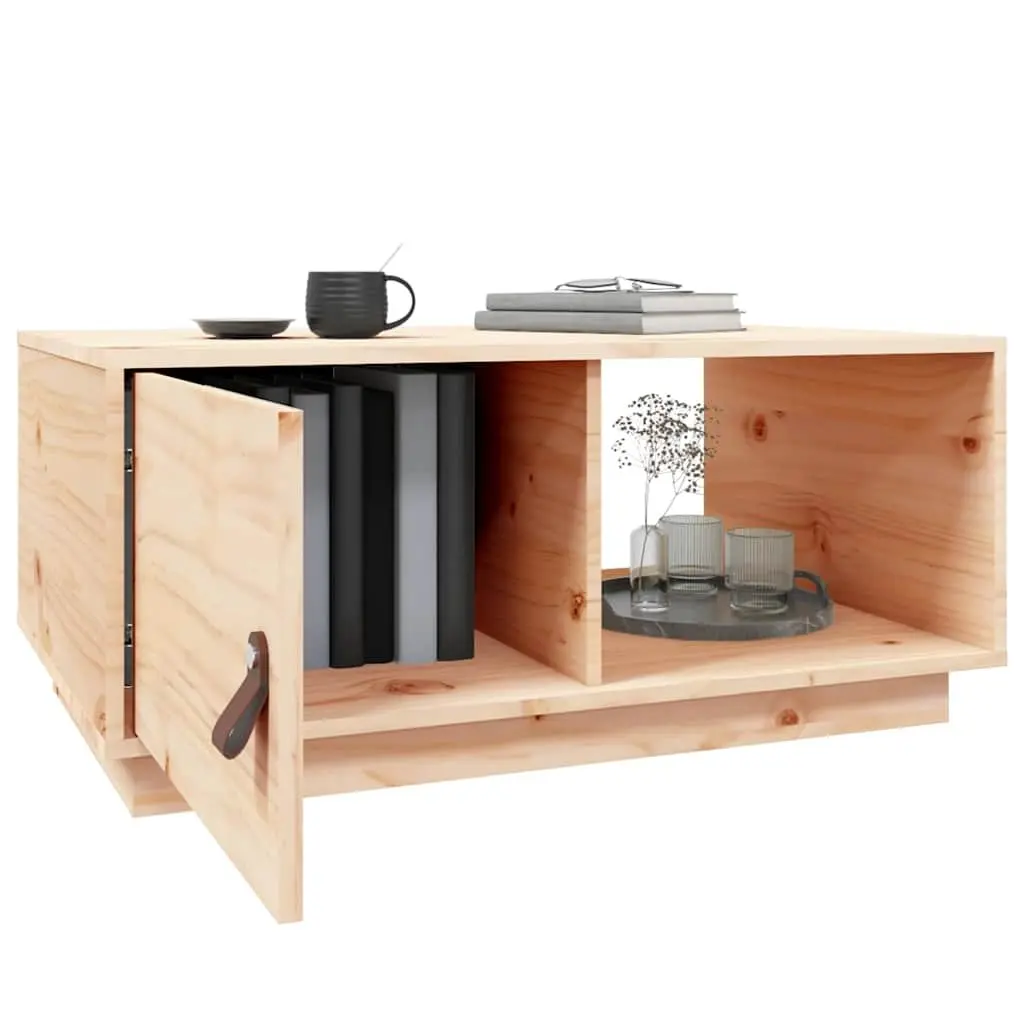 Coffee Table with Storage Compartments, 80x50x35.5 cm