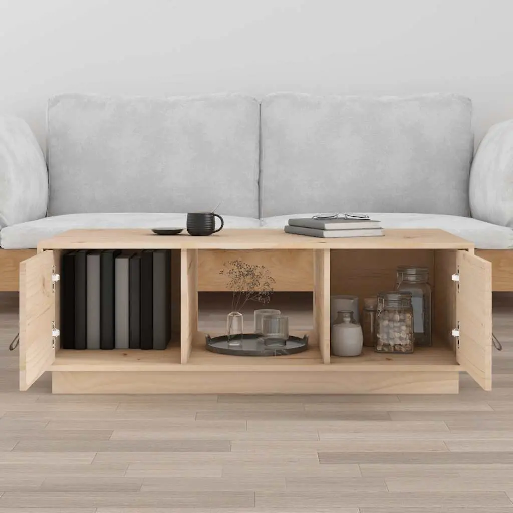 Coffee Table with Storage 100x50x35 cm