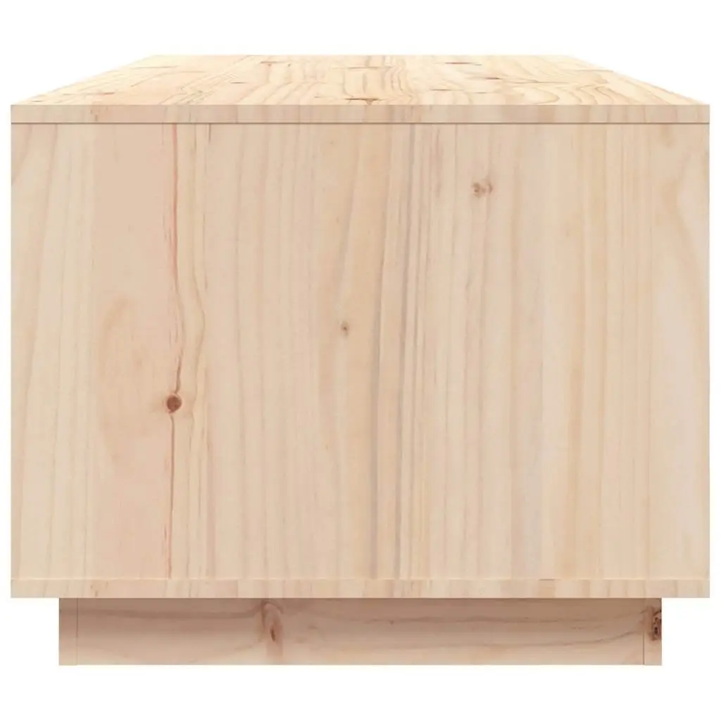Coffee Table Solid Wood Pine 100x50x41 cm Brown