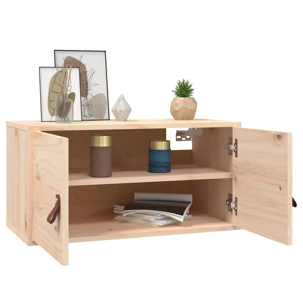 Wall Cabinets 60x30x30 cm Solid Pine Wood Brown