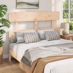 Sturdy Brown Wood Bed Headboard 184cm for Your Bedroom