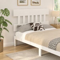 White Pine Wood Headboard 183.5cm for Stylish Bedrooms