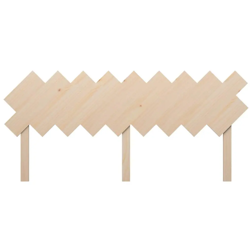 Rustic Brown Wooden Bed Headboard 178cm in Pine
