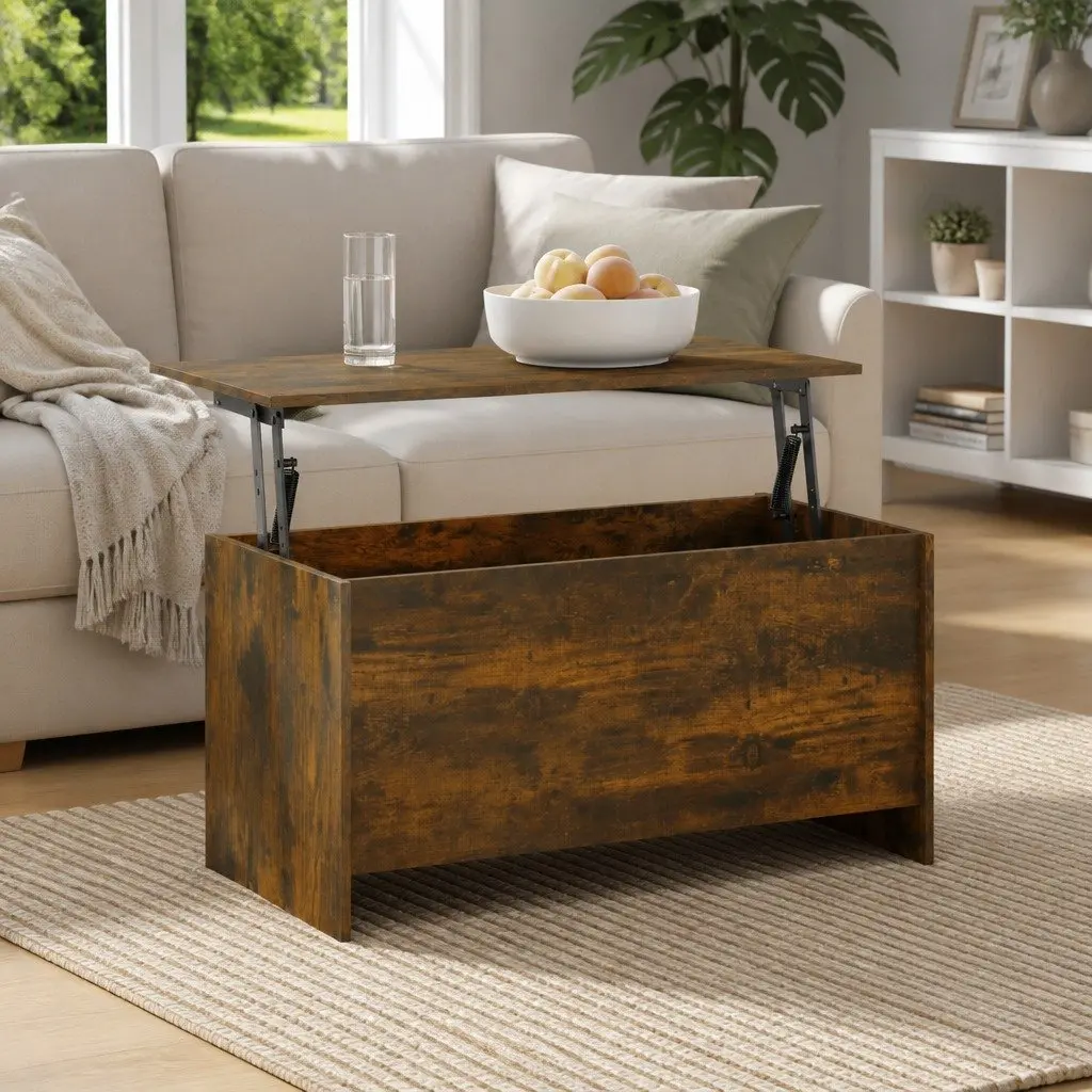 Coffee Table with Lift-Top and Storage