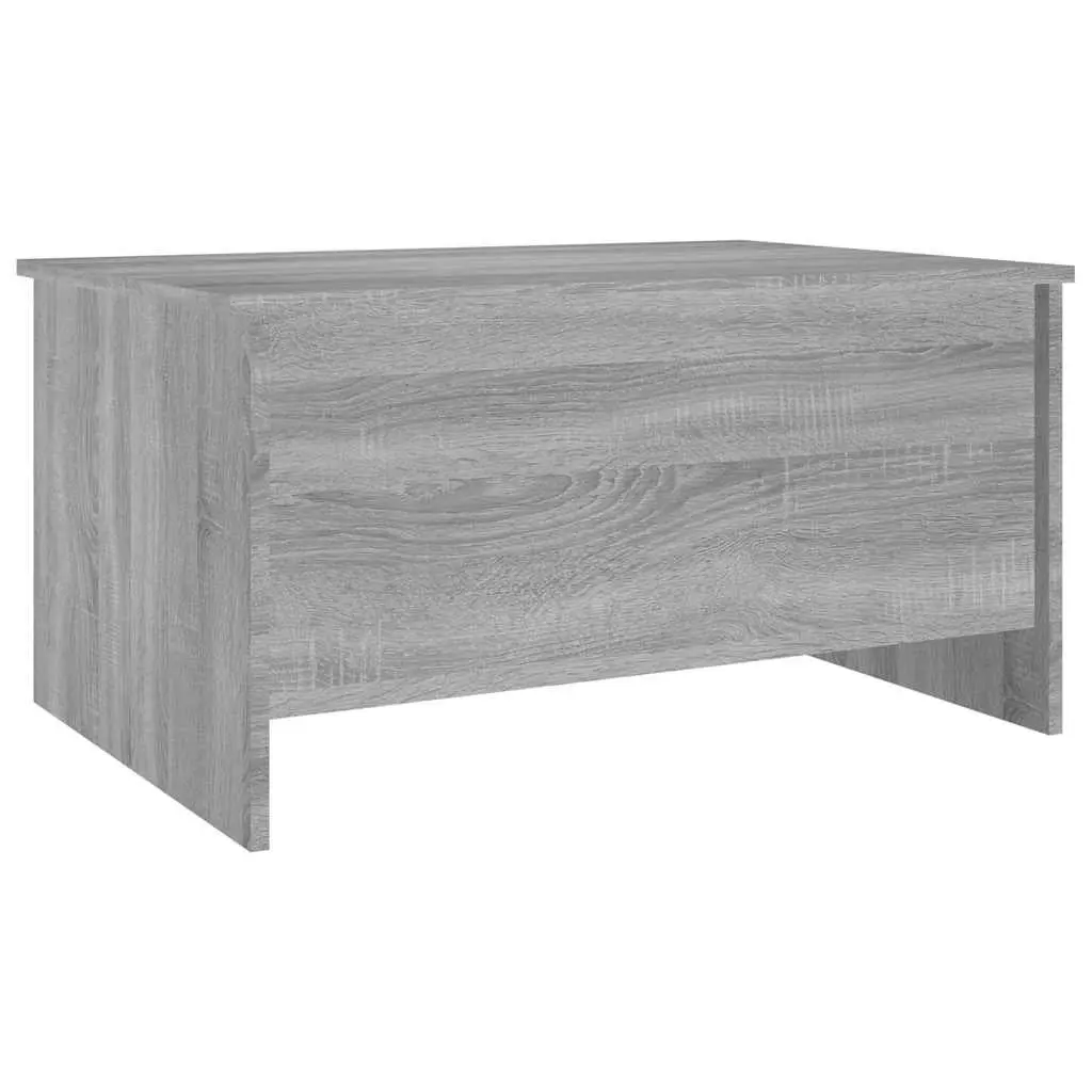 Coffee Table Engineered Wood 80 x 55.5 x 41.5 cm Grey