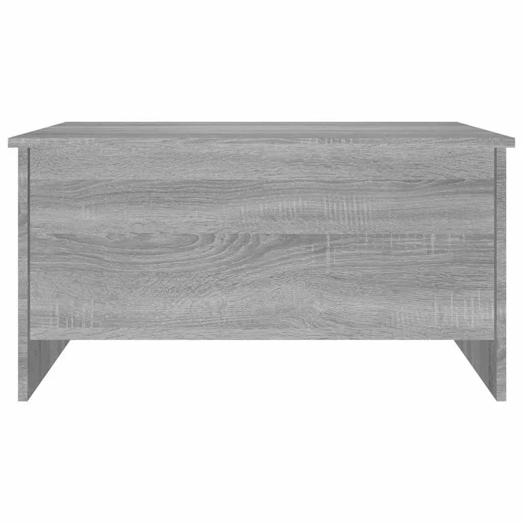 Coffee Table Engineered Wood 80 x 55.5 x 41.5 cm Grey