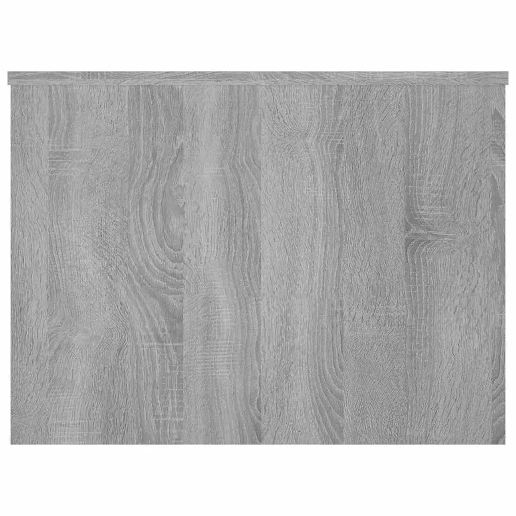 Coffee Table Engineered Wood 80 x 55.5 x 41.5 cm Grey