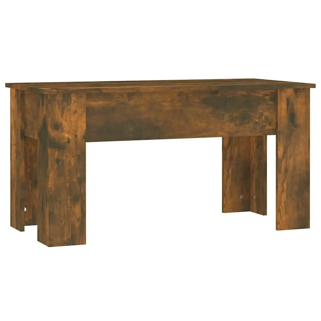 Lift Top Coffee Table Engineered Wood 101 x 49 x 52 cm Brown