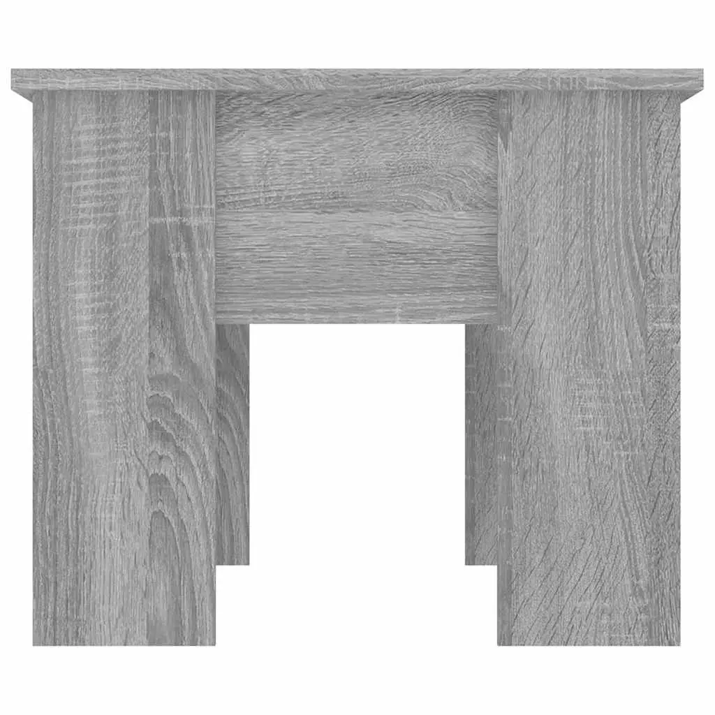Coffee Table Lift-Top Grey Sonoma Storage Hidden Compartment Work Desk Furniture