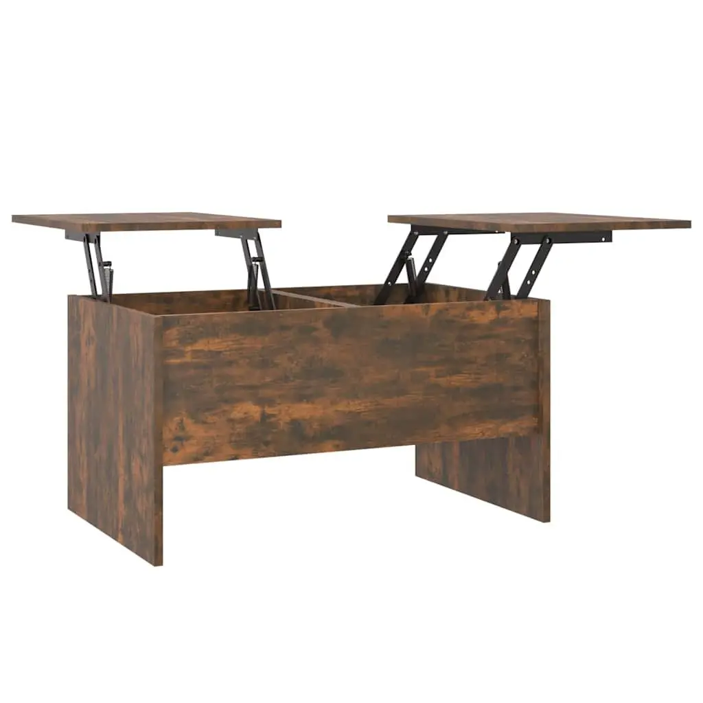 Coffee Table with Lift-Top Storage in Brown