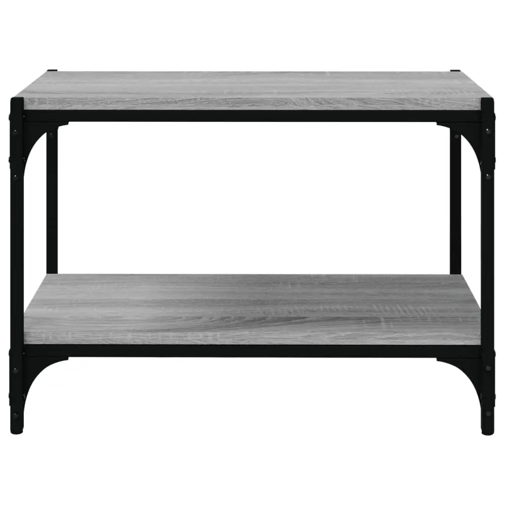 Grey Sonoma Engineered Wood TV Cabinet with Steel Frame