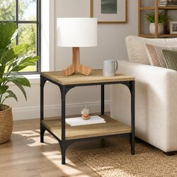 Sonoma Oak Coffee Table with Storage 50x50x40 cm